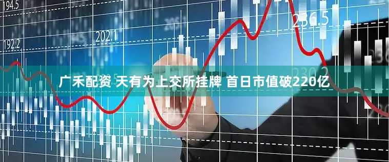 广禾配资 天有为上交所挂牌 首日市值破220亿