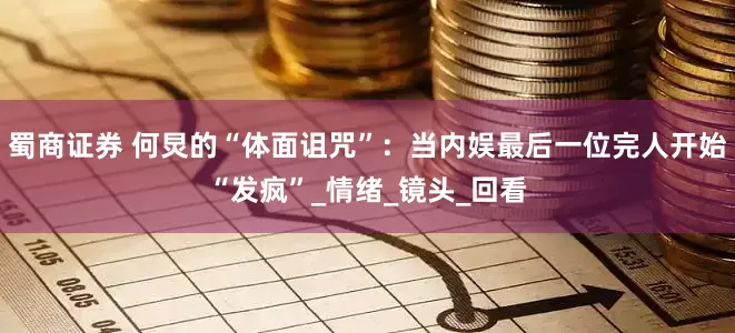 蜀商证券 何炅的“体面诅咒”：当内娱最后一位完人开始“发疯”_情绪_镜头_回看